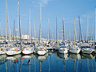 veduta del porto di Senigallia con barche