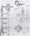 La ciminiera dell'Italcementi nel disegno di Paolo Landi