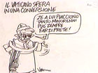 La vignetta incriminata di Vauro ad Annozero gioved 20 gennaio 2011