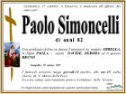 Paolo Simoncelli, necrologio