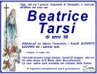 Manifesto funebre in memoria di Beatrice Tarsi