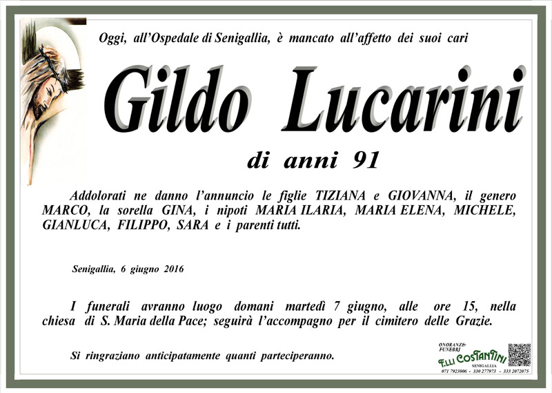 Manifesto per Gildo Lucarini