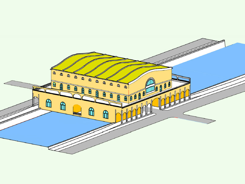 La struttura presentata da Paolo Landi per sostituire ponte Garibaldi
