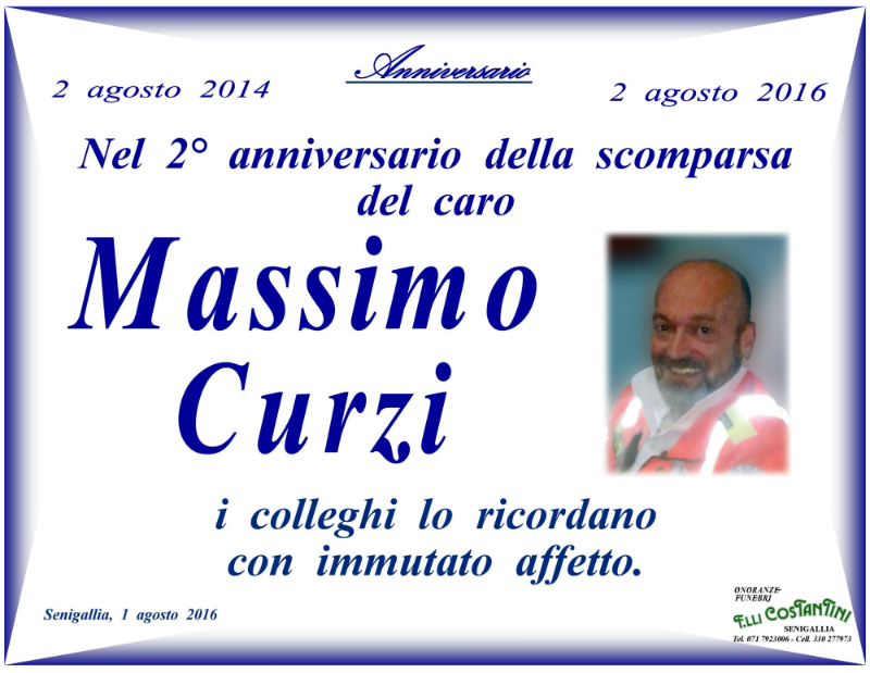 Il ricordo di Massimo Curzi