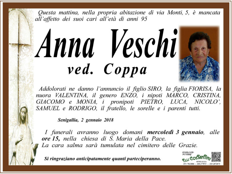 Necrologio, Anna Veschi
