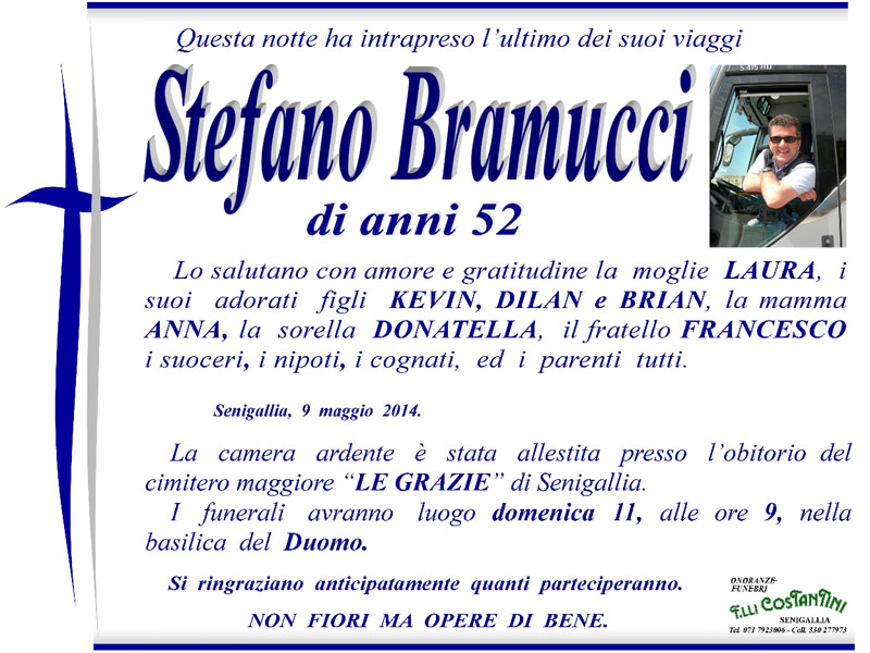 Stefano Bramucci - necrologio