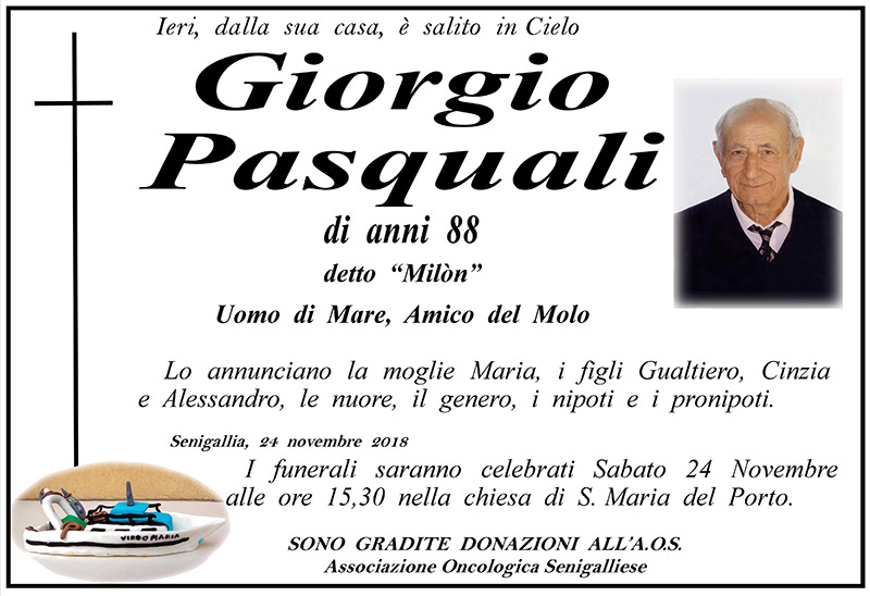 Necrologio Giorgio Pasquali