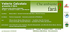 Volantino della Presentazione del libro "Che ambiente far?"