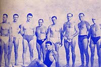 nuotatori partecipanti alla Coppa Jappolo, edizione 1949